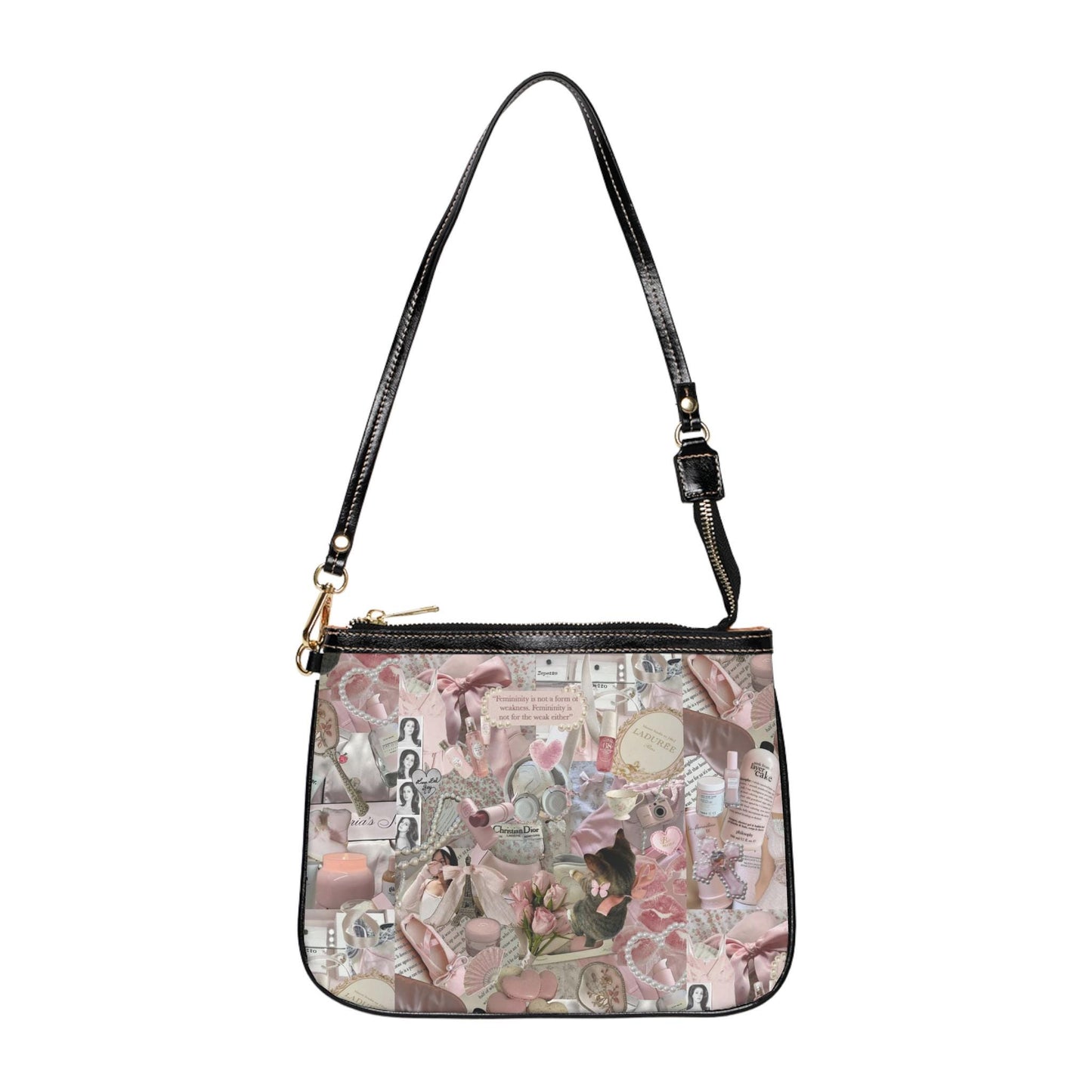 Coquette Handbag with a lana del rey pinterest inspired collage