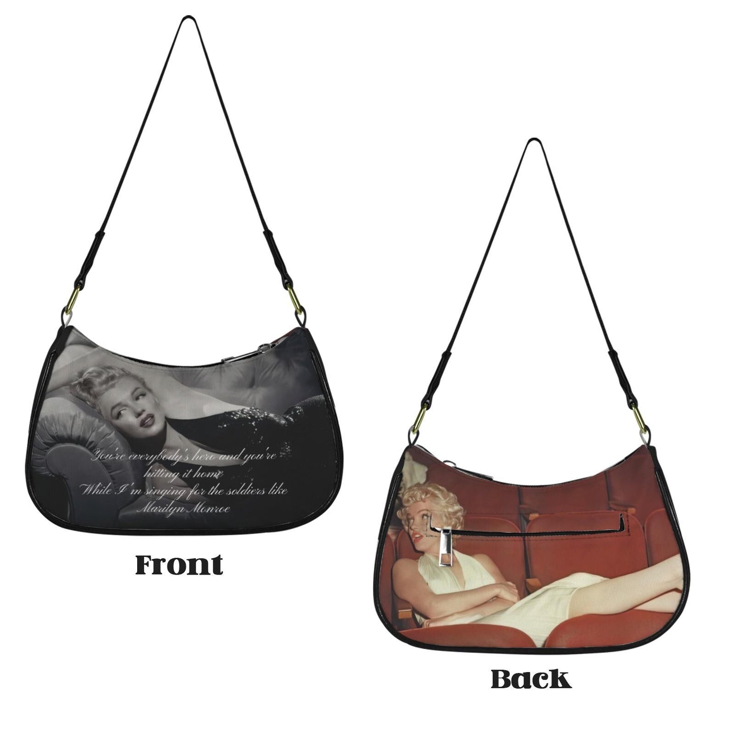 The Marilyn Monroe Baguette Shoulder Bag