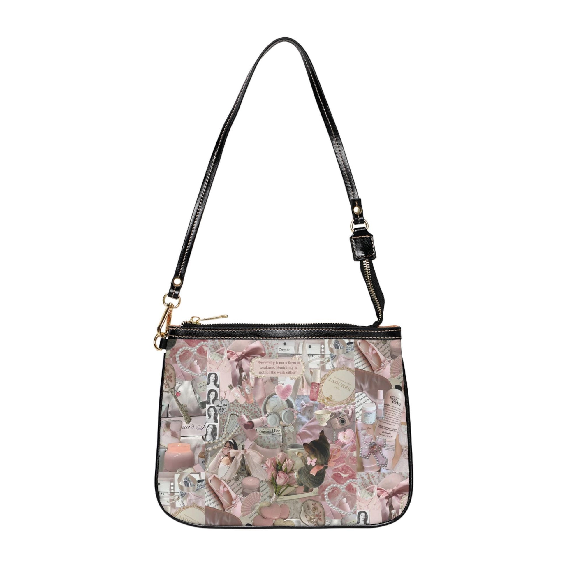 Coquette Handbag with a lana del rey pinterest inspired collage