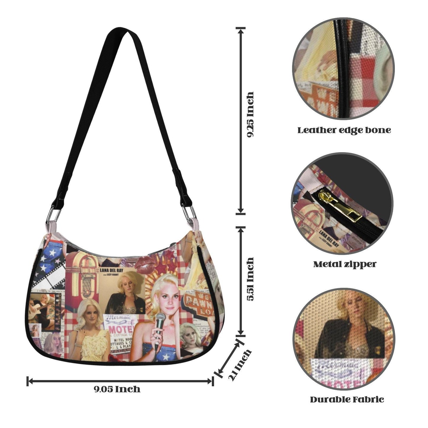 The Lizzy Grant Baguette Shoulder Bag